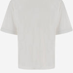 T-SHIRT IN JERSEY DI CARTA CON LOGO TSM00578AJ00254 100 JACQUEMUS 