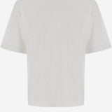 T-SHIRT IN JERSEY DI CARTA CON LOGO TSM00578AJ00254 100 JACQUEMUS 