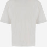 T-SHIRT IN JERSEY DI CARTA CON LOGO TSM00578AJ00254 100 JACQUEMUS 