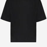 T-SHIRT IN JERSEY DI CARTA CON LOGO TSM00578AJ00254 990 JACQUEMUS 