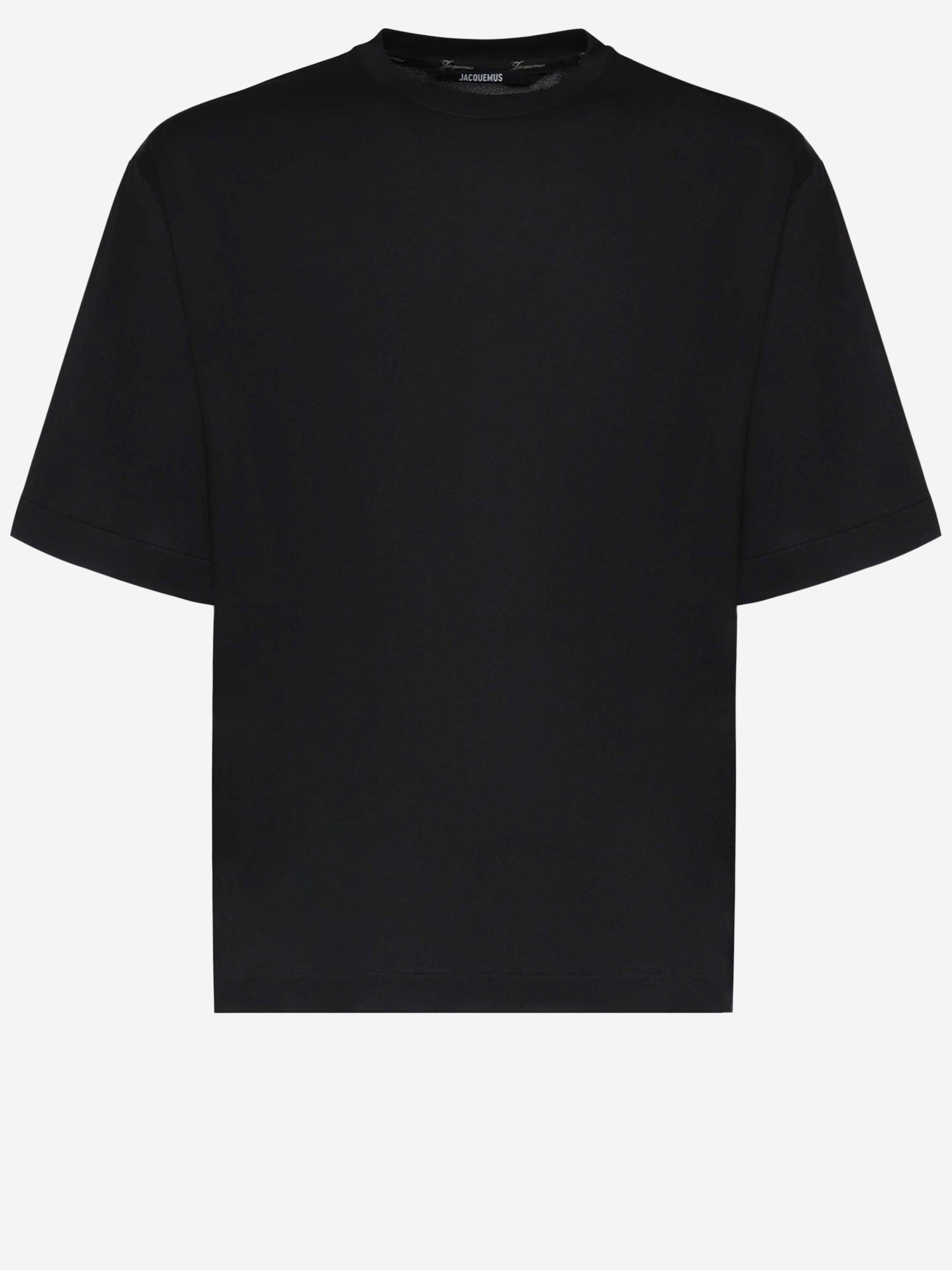 T-SHIRT IN JERSEY DI CARTA CON LOGO TSM00578AJ00254 990 JACQUEMUS 
