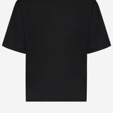 T-SHIRT IN JERSEY DI CARTA CON LOGO TSM00578AJ00254 990 JACQUEMUS 