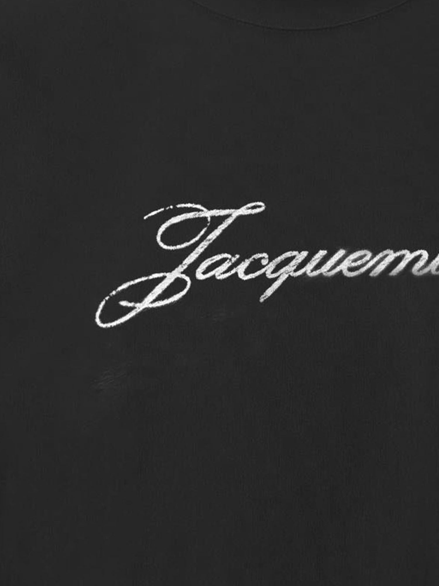 T-SHIRT IN COTONE CON LOGO TSM00639AJ00289 990 JACQUEMUS 