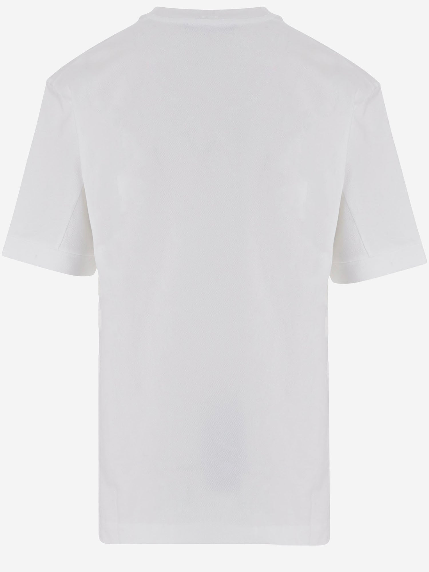 T-SHIRT IN COTONE CON LOGO TSU00329AJ00327 100 JACQUEMUS 
