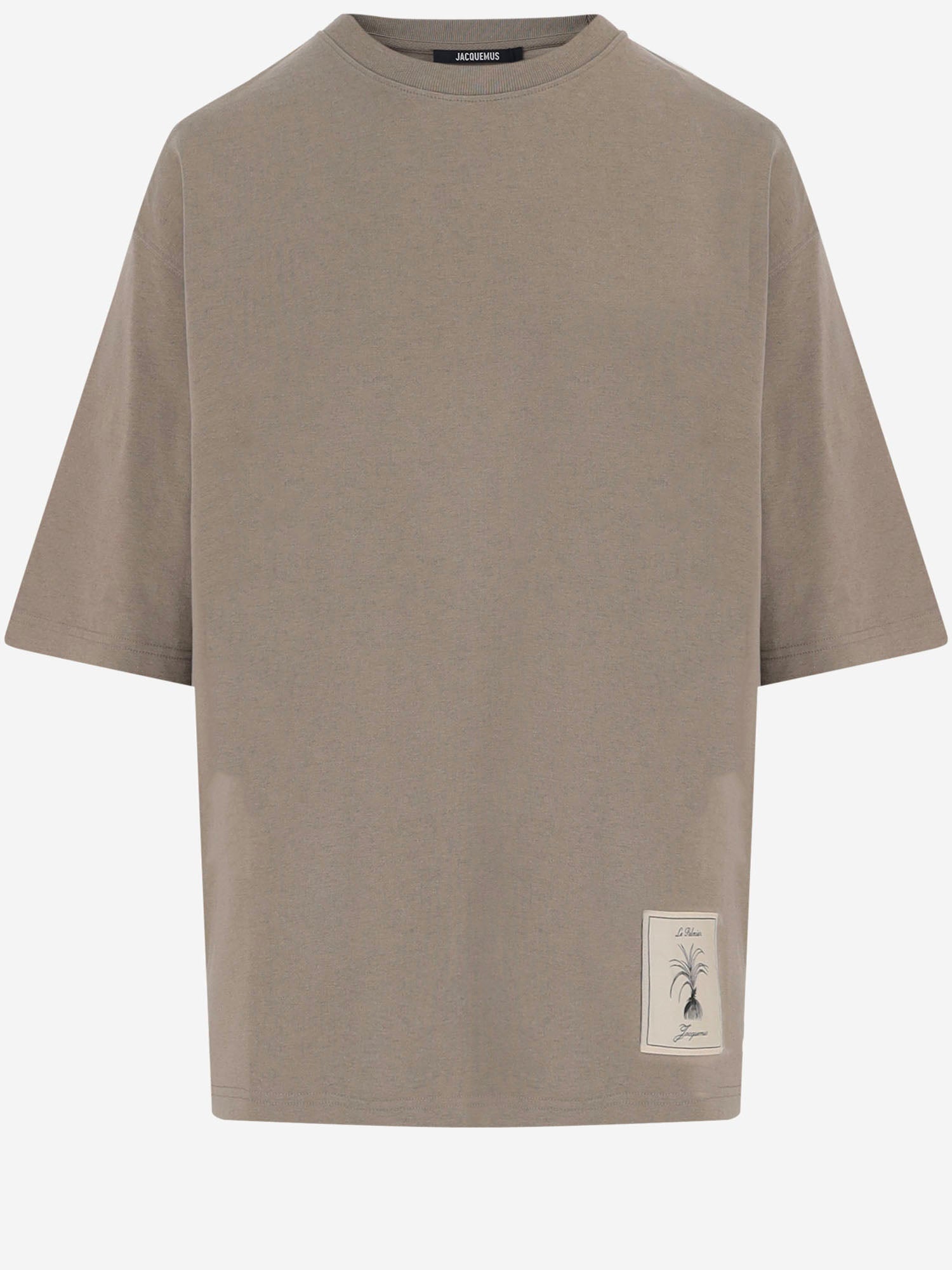 T-SHIRT IN COTONE CON LOGO TSU00334AJ00045 150 JACQUEMUS 
