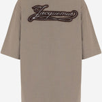 T-SHIRT IN COTONE CON LOGO TSU00334AJ00045 150 JACQUEMUS 