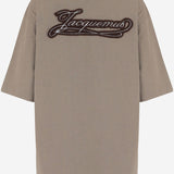 T-SHIRT IN COTONE CON LOGO TSU00334AJ00045 150 JACQUEMUS 