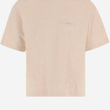 T-SHIRT IN COTONE CON LOGO TSU00345AJ00327 130 JACQUEMUS 