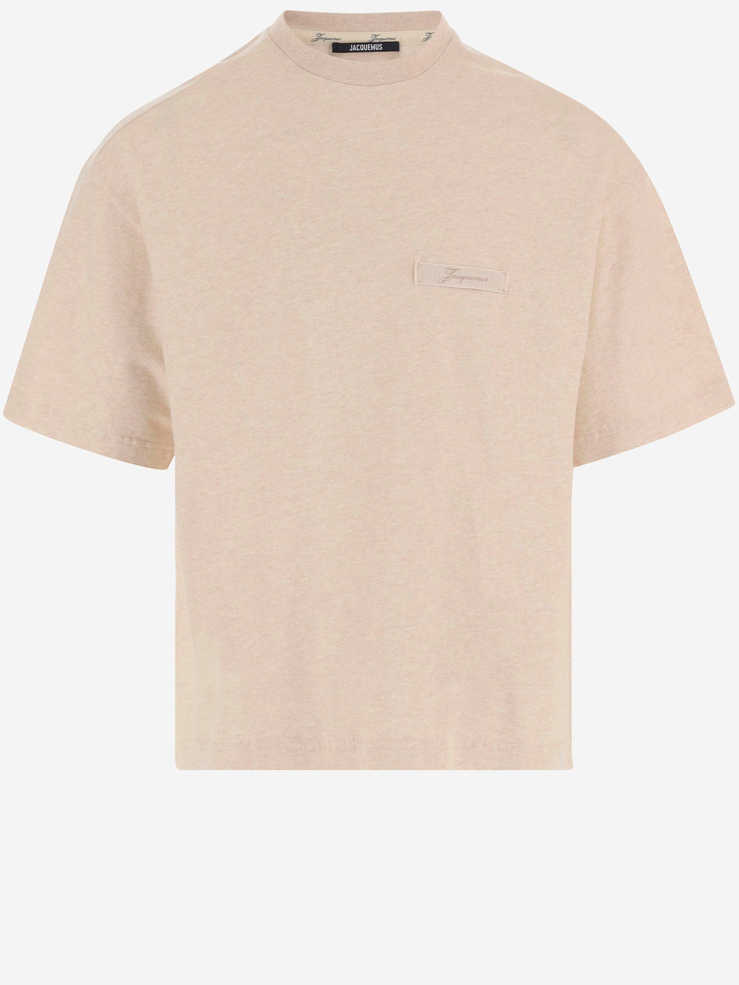 T-SHIRT IN COTONE CON LOGO TSU00345AJ00327 130 JACQUEMUS 
