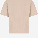 T-SHIRT IN COTONE CON LOGO TSU00345AJ00327 130 JACQUEMUS 