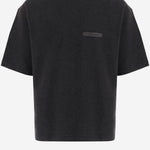 T-SHIRT IN COTONE CON LOGO TSU00345AJ00327 970 JACQUEMUS 