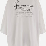 T-SHIRT LE PALMIER IN MISTO COTONE TSU00361AJ00289 1PE JACQUEMUS 