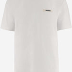 T-SHIRT IN COTONE CON LOGO TSW00550AJ00029 100 JACQUEMUS 