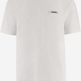 T-SHIRT IN COTONE CON LOGO TSW00550AJ00029 100 JACQUEMUS 