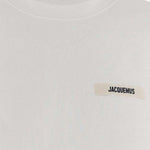 T-SHIRT IN COTONE CON LOGO TSW00550AJ00029 100 JACQUEMUS 