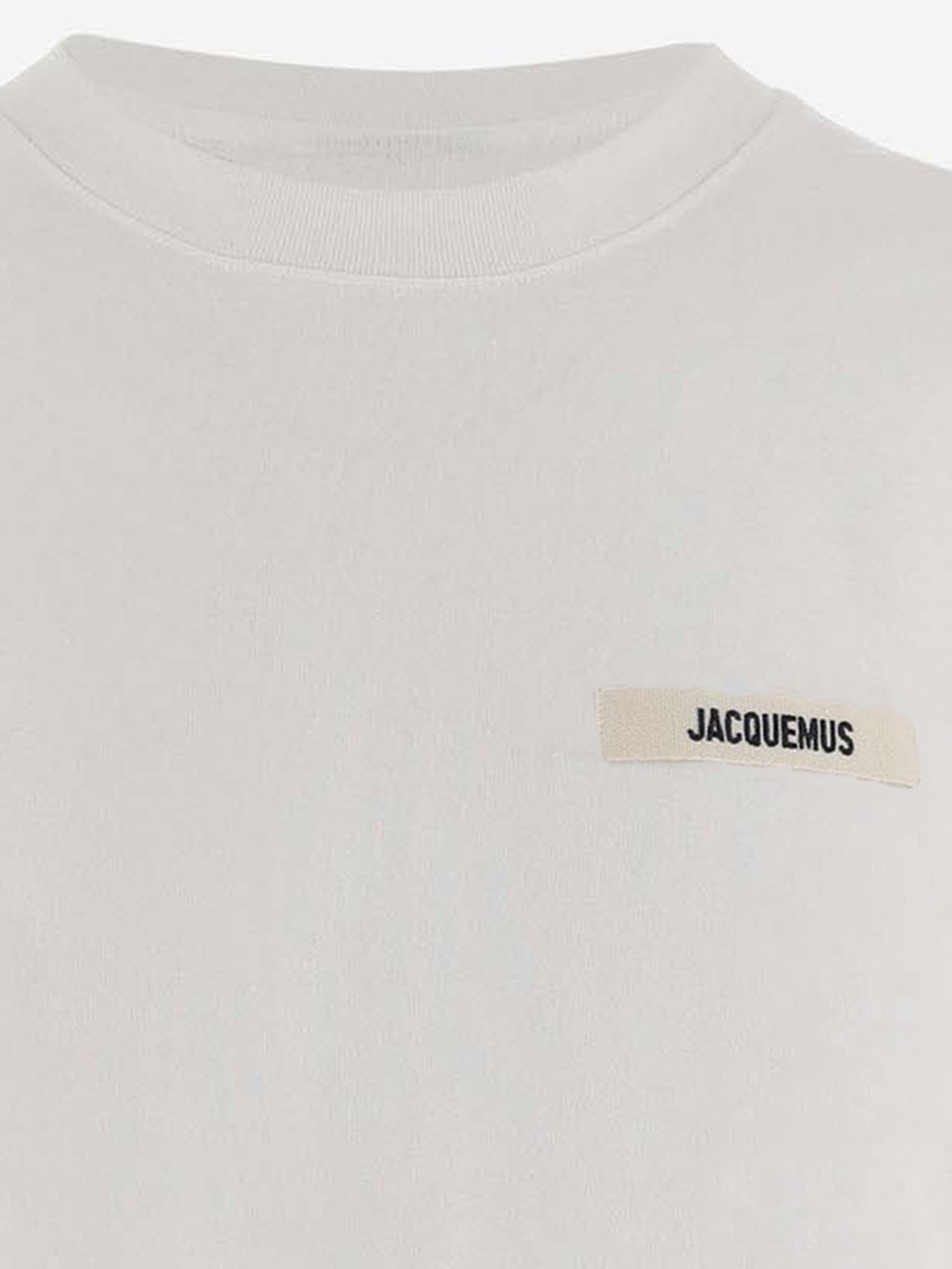 T-SHIRT IN COTONE CON LOGO TSW00550AJ00029 100 JACQUEMUS 