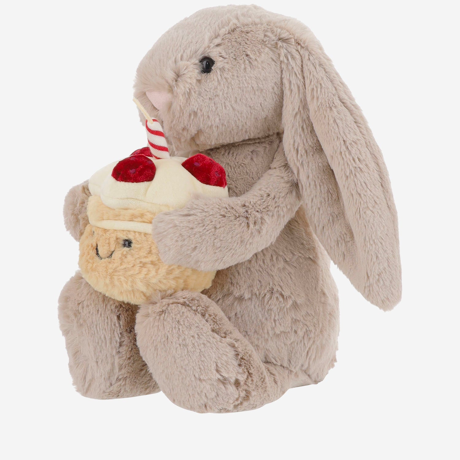 PELUCHE A FORMA DI CONIGLIO CON TORTA DI COMPLEANNO BAS3BEBB  JELLYCAT KIDS 