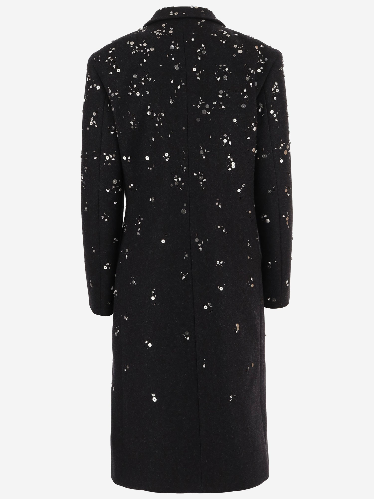 CAPPOTTO IN LANA CON APPLICAZIONI J02AA0214 J40383010 JIL SANDER 