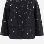 GIUBBOTTO IN LANA VERGINE CON APPLICAZIONI METALLICHE J02BN0278 J40382402 JIL SANDER 