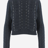 MAGLIONE IN LANA CON PAILLETTES J02GP0264 J14864403 JIL SANDER 