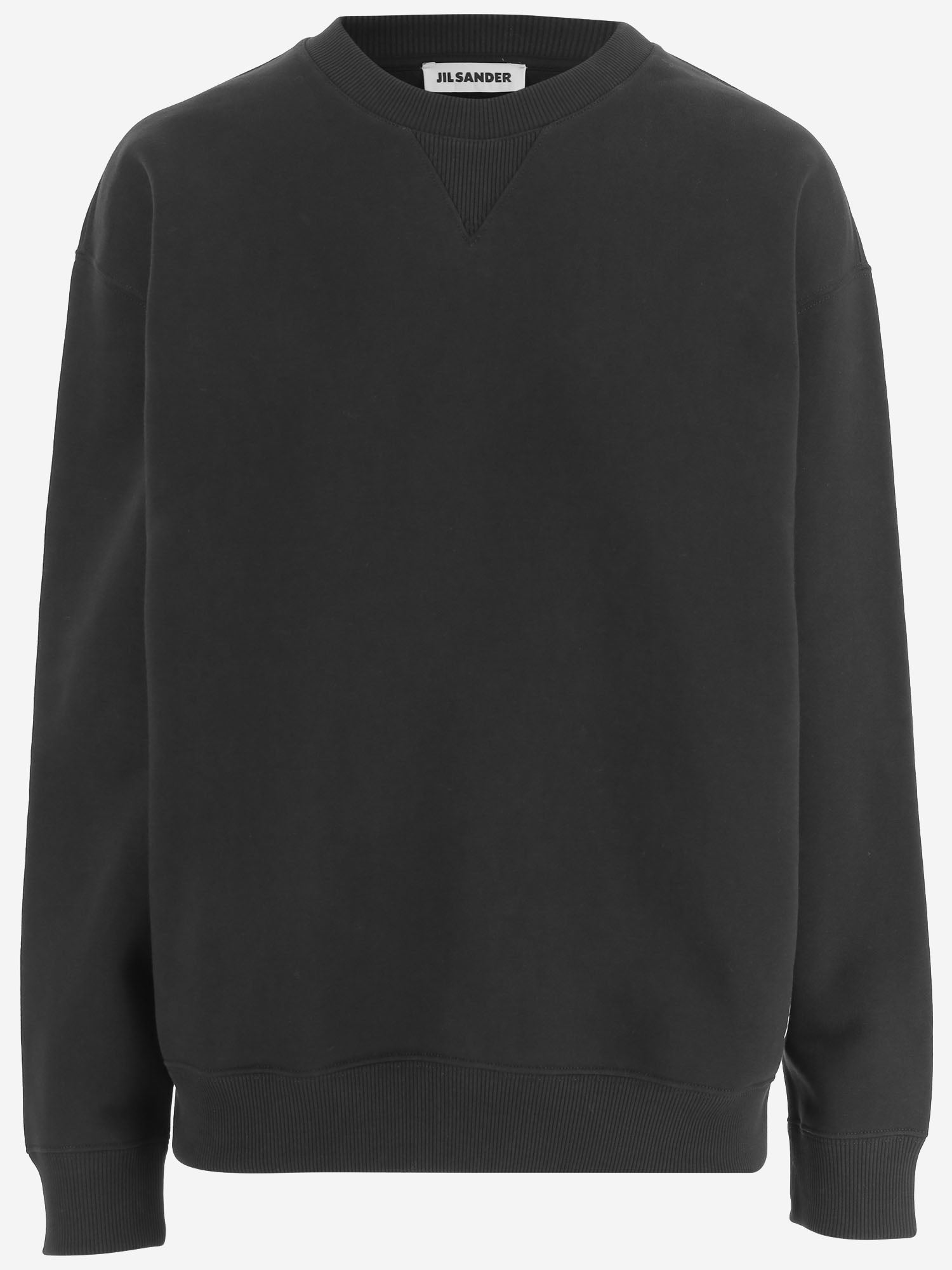 FELPA IN COTONE CON LOGO J02GU0122 J20128001 JIL SANDER 