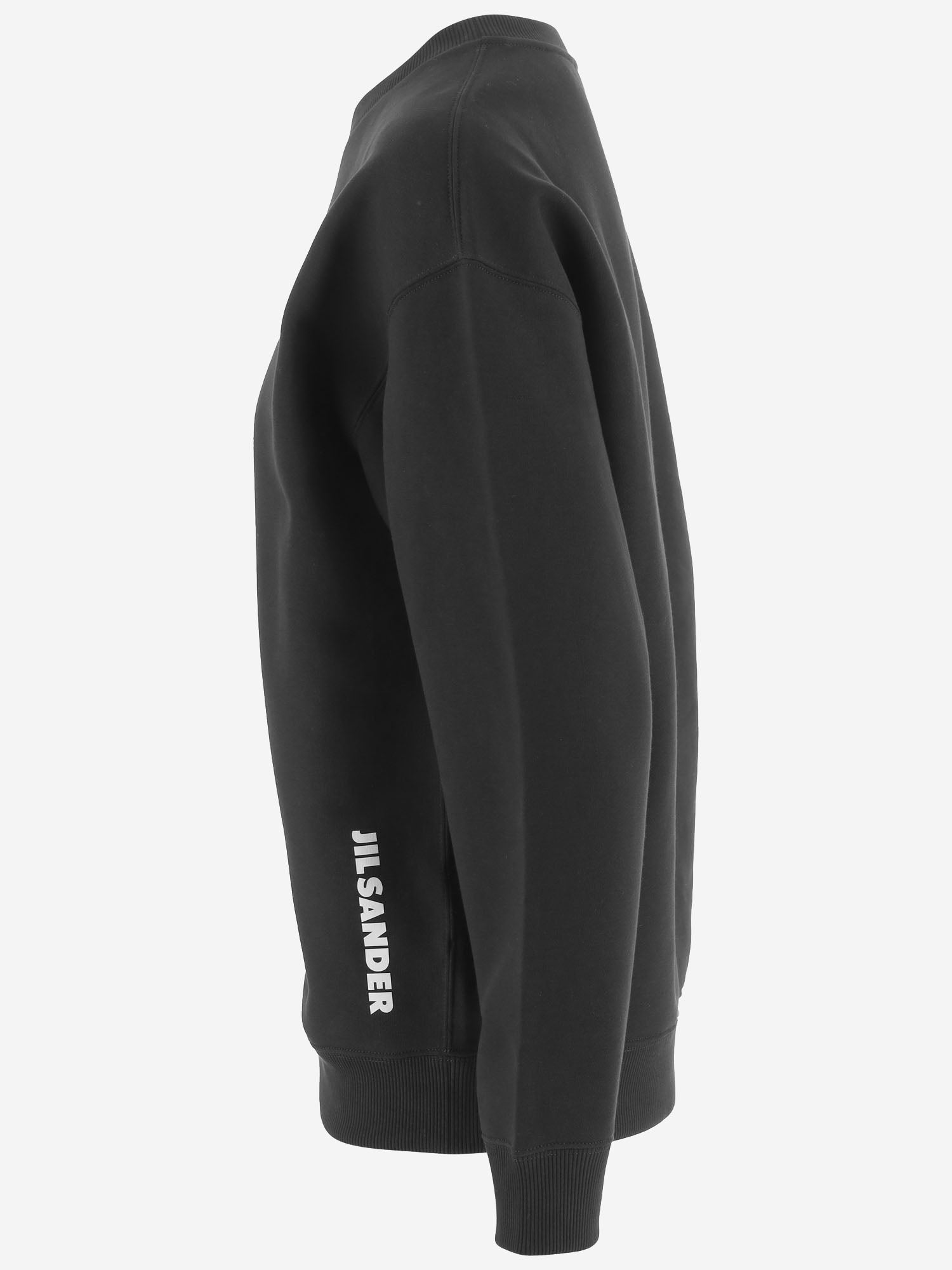 FELPA IN COTONE CON LOGO J02GU0122 J20128001 JIL SANDER 