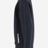 FELPA IN COTONE CON LOGO J02GU0122 J20128402 JIL SANDER 