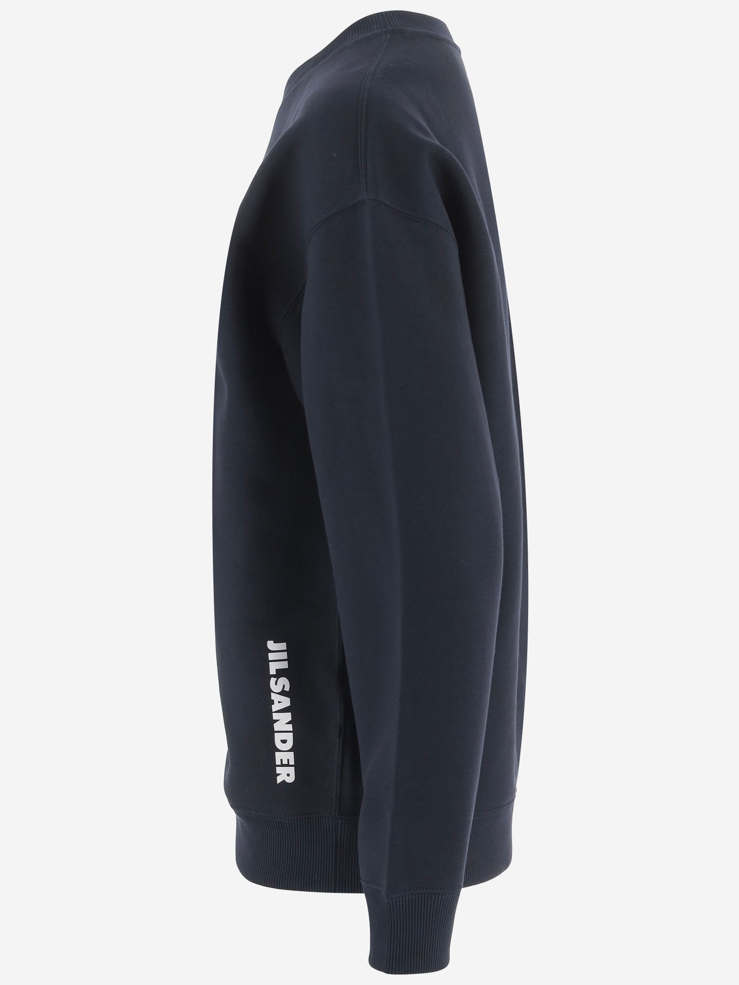 FELPA IN COTONE CON LOGO J02GU0122 J20128402 JIL SANDER 