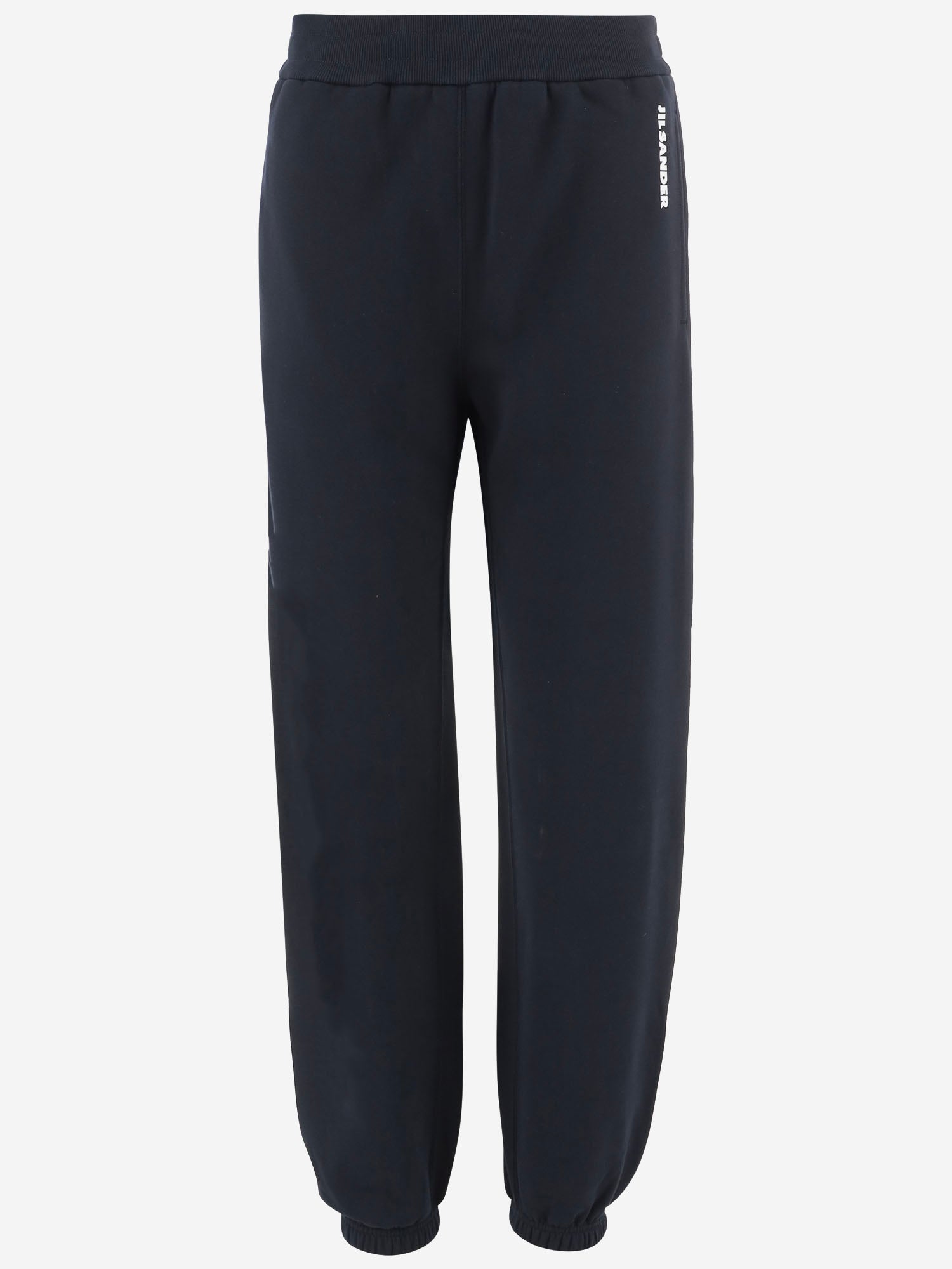 PANTALONI IN COTONE CON LOGO J02KA0424 J20128402 JIL SANDER 