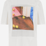 T-SHIRT IN COTONE CON STAMPA J03GC0167 J20411994 JIL SANDER 