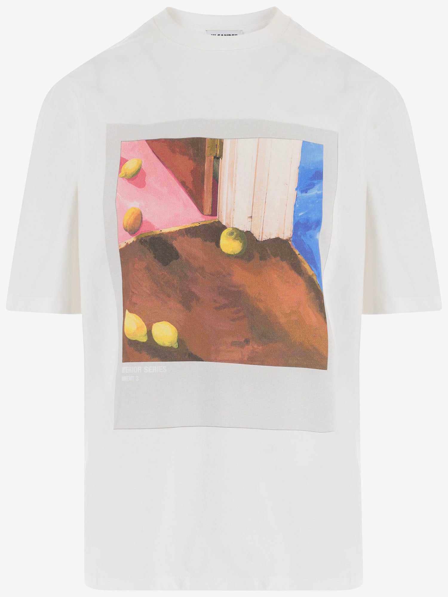 T-SHIRT IN COTONE CON STAMPA J03GC0167 J20411994 JIL SANDER 