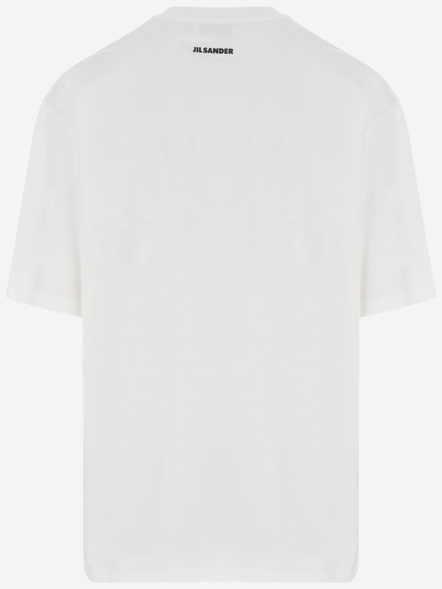 T-SHIRT IN COTONE CON STAMPA J03GC0167 J20411994 JIL SANDER 