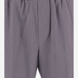 PANTALONI IN MISTO VISCOSA STRETCH CON LOGO 81OAA127 N0589827 JUST CAVALLI 