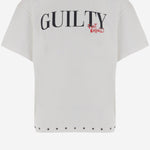 T-SHIRT IN COTONE CON STAMPA LOGO 81OAHE04 CJ118004 JUST CAVALLI 