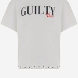 T-SHIRT IN COTONE CON STAMPA LOGO 81OAHE04 CJ118004 JUST CAVALLI 