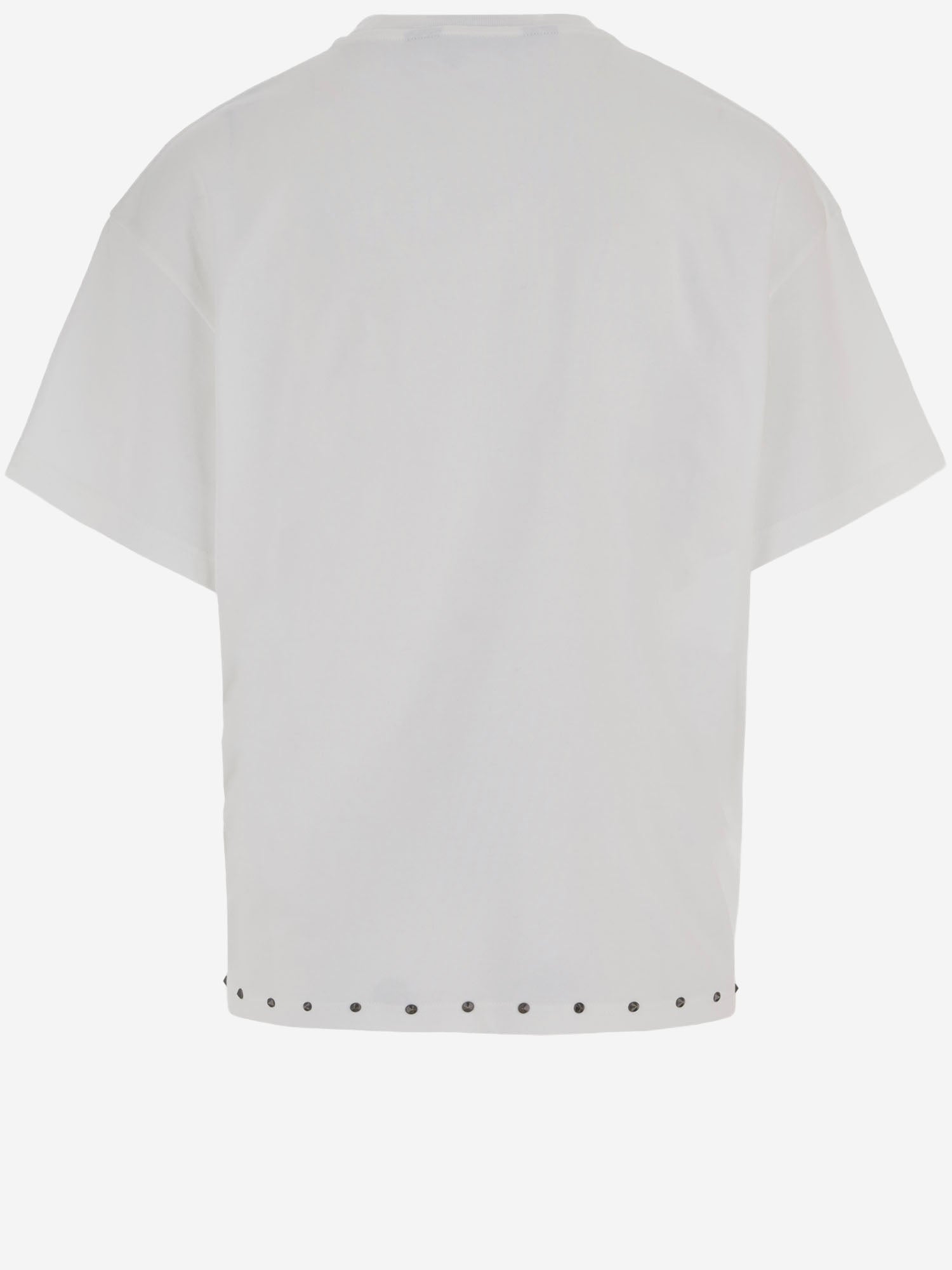 T-SHIRT IN COTONE CON STAMPA LOGO 81OAHE04 CJ118004 JUST CAVALLI 