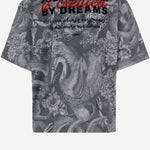 T-SHIRT IN COTONE CON STAMPA LOGO 81OAHE29 CJ118V83 JUST CAVALLI 