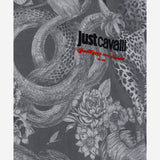 T-SHIRT IN COTONE CON STAMPA LOGO 81OAHE29 CJ118V83 JUST CAVALLI 