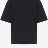 T-SHIRT IN COTONE CON STAMPA LOGO 81OAHT05 CJ518899 JUST CAVALLI 