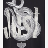 T-SHIRT IN COTONE CON STAMPA LOGO 81OAHT05 CJ518899 JUST CAVALLI 