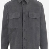 Camicia stretch in misto nylon 81OAL227 N0792800 JUST CAVALLI 