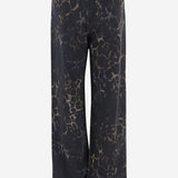 PANTALONI IN COTONE STRETCH CON MOTIVO ANIMALIER 81PAB5T3 ES165L54768 JUST CAVALLI 