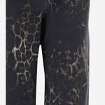 PANTALONI IN COTONE STRETCH CON MOTIVO ANIMALIER 81PAB5T3 ES165L54768 JUST CAVALLI 