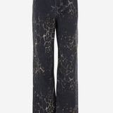 PANTALONI IN COTONE STRETCH CON MOTIVO ANIMALIER 81PAB5T3 ES165L54768 JUST CAVALLI 