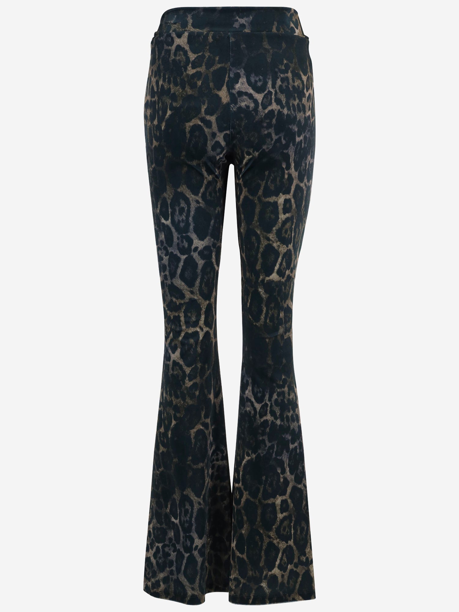 PANTALONI IN NYLON STRETCH CON MOTIVO ANIMALIER 81PAC1B1 JS564768 JUST CAVALLI 