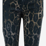 PANTALONI IN NYLON STRETCH CON MOTIVO ANIMALIER 81PAC1B1 JS564768 JUST CAVALLI 