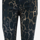 PANTALONI IN NYLON STRETCH CON MOTIVO ANIMALIER 81PAC1B1 JS564768 JUST CAVALLI 