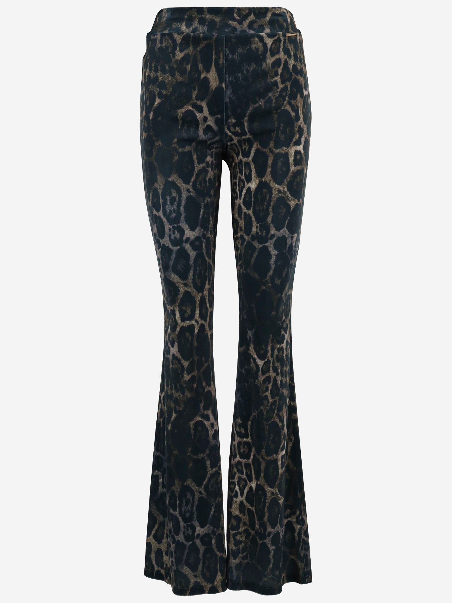 PANTALONI IN NYLON STRETCH CON MOTIVO ANIMALIER 81PAC1B1 JS564768 JUST CAVALLI 