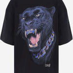 T-SHIRT IN COTONE CON STAMPA LOGO 81PAHE10 CJ118899 JUST CAVALLI 
