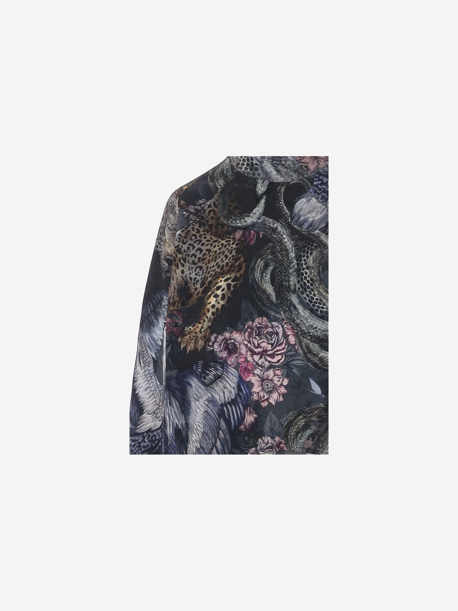 FELPA IN COTONE CON STAMPA FANTASIA 81PAIE23 CF102M63 JUST CAVALLI 